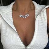 Carmen Personalised Necklace (Silver) (Pre Order)