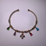 Mixed Charm Bangle