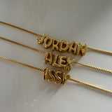 Layla Personalised Necklace (Gold) (Pre Order)