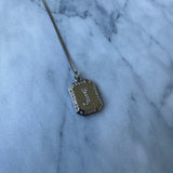 Sara Initial Necklace (Silver)