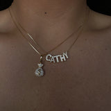 Jasmine Personalised Necklace (Gold) (Pre Order)