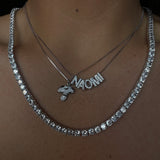 Jasmine Personalised Necklace (Silver) (Pre Order)