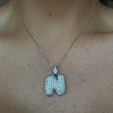 Skylar Initial Necklace (Silver)