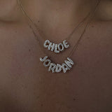 Mariah Personalised Necklace (Gold) (Pre Order)