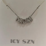Jasmine Personalised Necklace (Silver) (Pre Order)