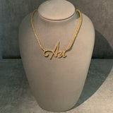 Icy Personalised Necklace (Gold)