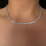 Frankie Tennis Chain (Silver)