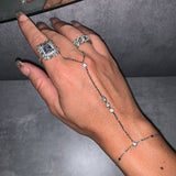 Chloe Hand Chain (Silver)