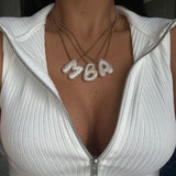 Isabela Initial Necklace (Gold)