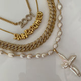 Layla Personalised Necklace (Gold) (Pre Order)