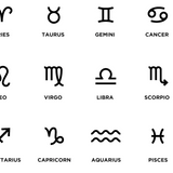 Zodiac Symbol Necklace (Gold)