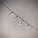 Sasha Personalised Necklace (Silver) (Pre Order)