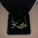 Rihanna Personalised Necklace (Gold) (Pre Order)