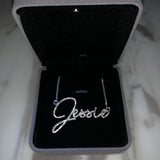 Rihanna Personalised Necklace (Silver) (Pre Order)
