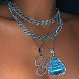 Ayla Initial Necklace (Silver)