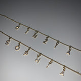 Sasha Personalised Necklace (Gold) (Pre Order)