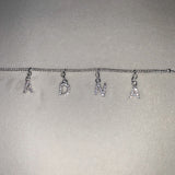 Sasha Personalised Necklace (Silver) (Pre Order)