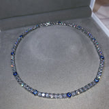Evil Eye Tennis Chain (Silver) (Pre Order)
