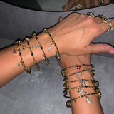 Mixed Charm Bangle