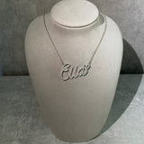 Sia Personalised Necklace (Silver)