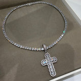 Juliette Cross Tennis Chain