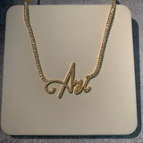 Icy Personalised Necklace (Gold)