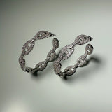 Kylie Earrings (Silver)