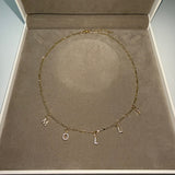 Kiana Personalised Necklace (Gold) (Pre Order)