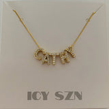 Jasmine Personalised Necklace (Gold) *PRE ORDER*