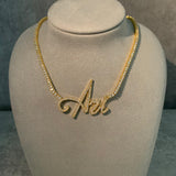 Icy Personalised Necklace (Gold)