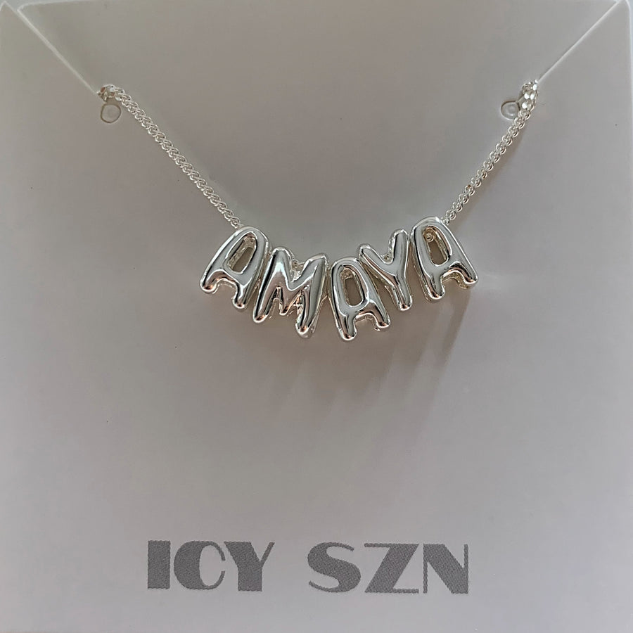 Layla Personalised Necklace (Silver) *PRE ORDER*