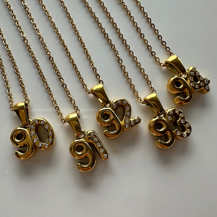 90's Baby Necklace (Gold)