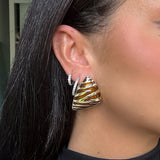 Hasina Earrings (Brown)