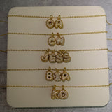 Saskia Personalised Necklace (Gold) (Pre Order)