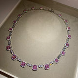 Alessia Necklace (Pink) (Pre Order)