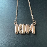 Giana Personalised Necklace (Rose Gold) *PRE ORDER*