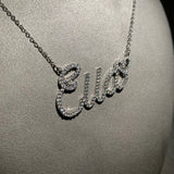Sia Personalised Necklace (Silver)