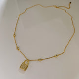 Lock Necklace (Gold)