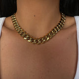 Kendall Cuban Chain 14mm (Gold)