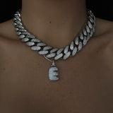 Skylar Initial Necklace (Silver)
