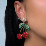 Lola Earrings (Red)