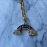 Rainbow Necklace (Gold)