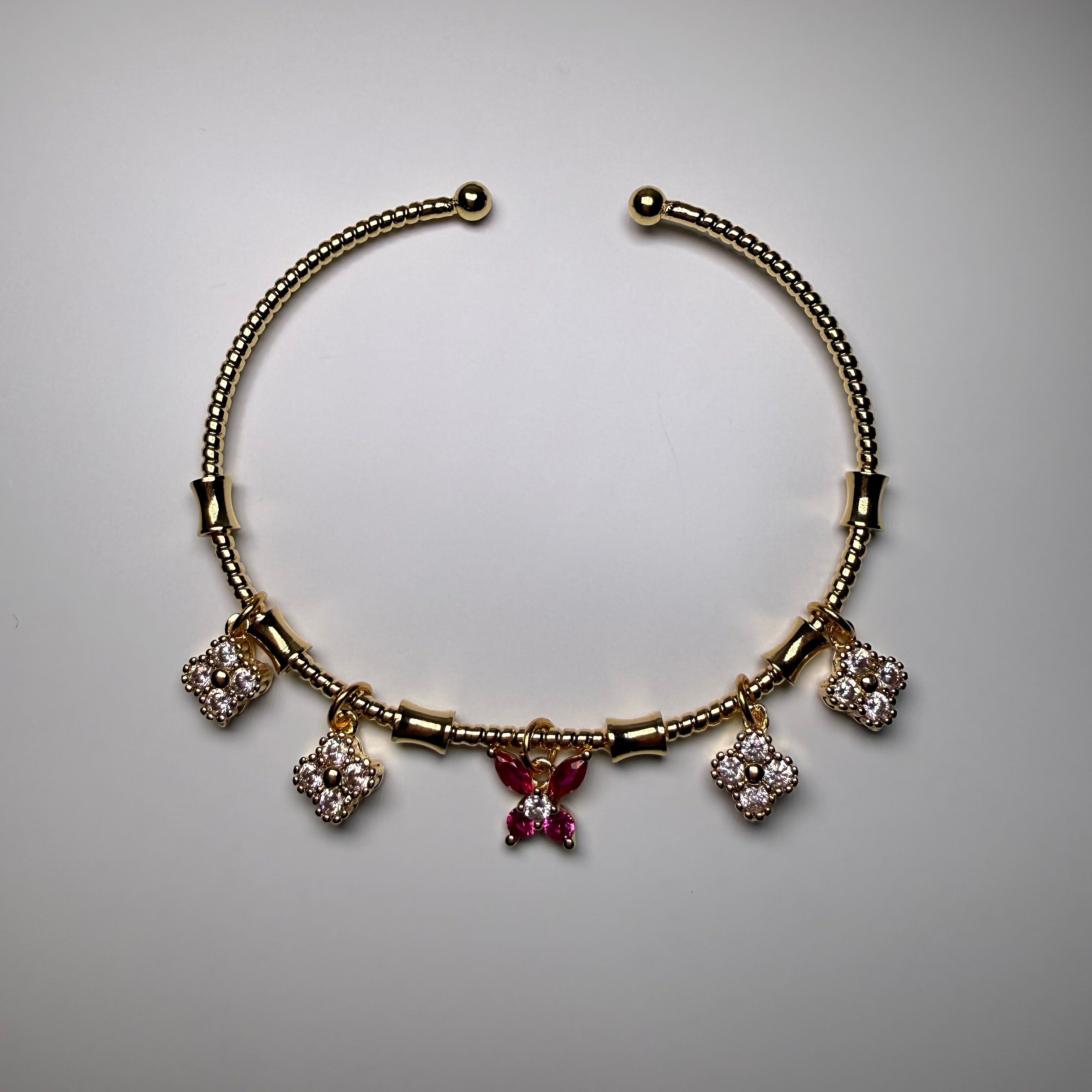 Mixed Charm Bangle