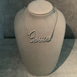 Icy Personalised Necklace (Silver)