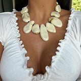 Micah Necklace (Cream)