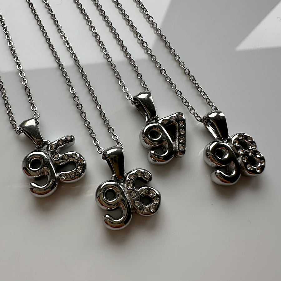 90's Baby Necklace (Silver)