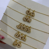 Saskia Personalised Necklace (Gold) (Pre Order)