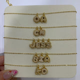 Saskia Personalised Necklace (Gold) (Pre Order)
