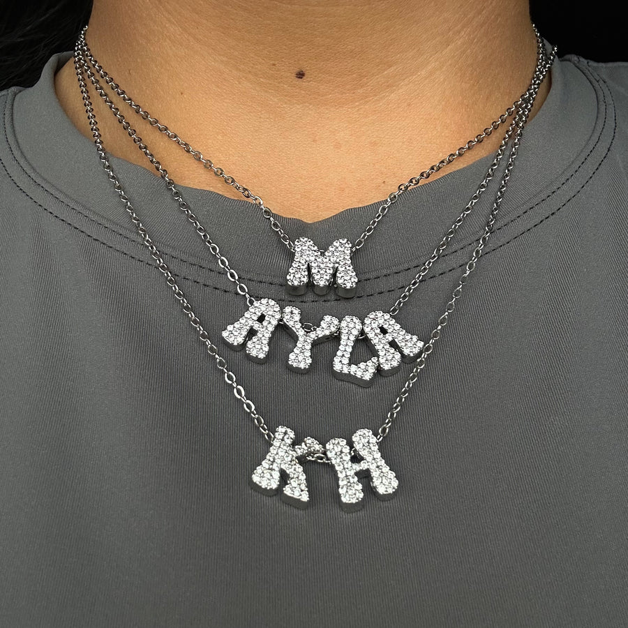 Kayleigh Personalised Necklace (Silver)