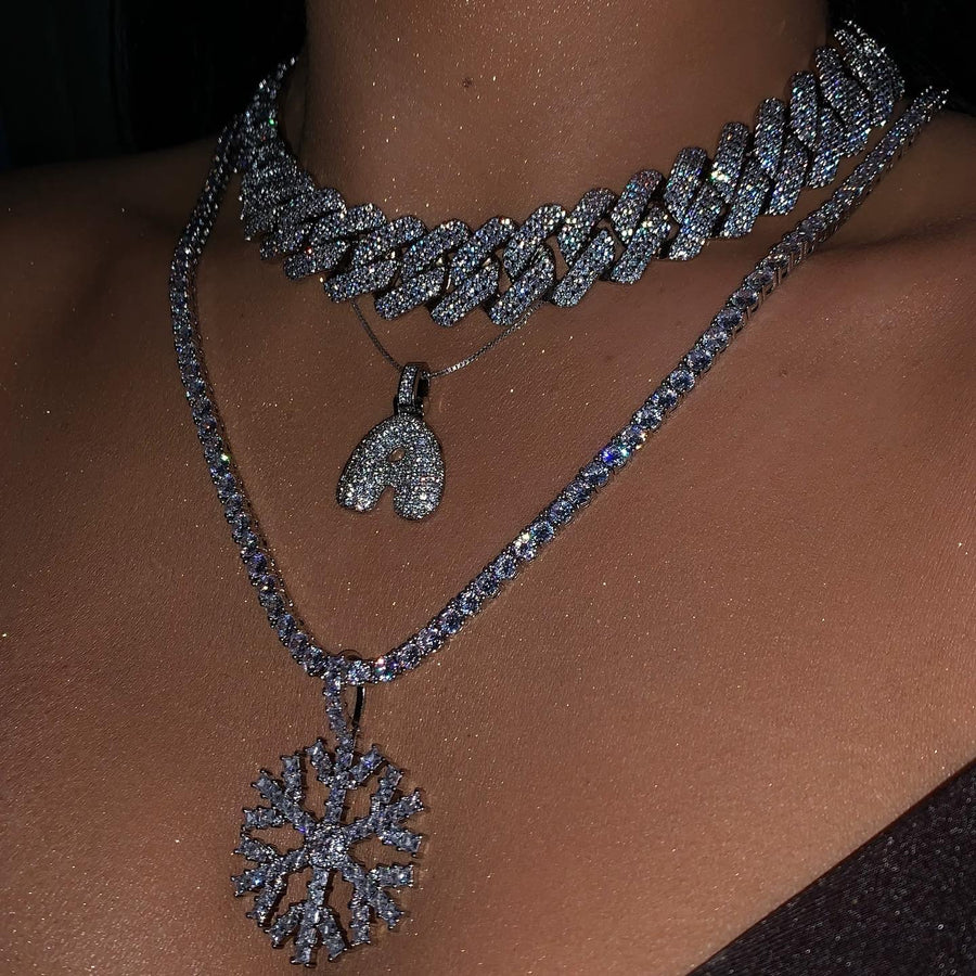 Arianna Tennis Chain (Silver)